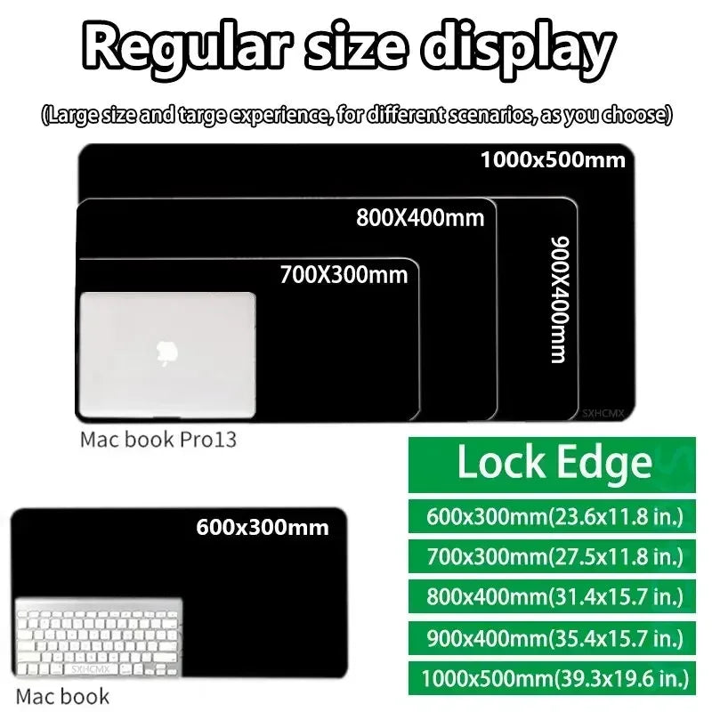 Gaming Mouse Pad Anime Mousepad Xxl Computer Accessories