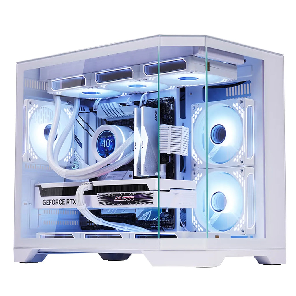 Computer Case MICRO-ATX Desktop Case Supports 360 Water Cooling