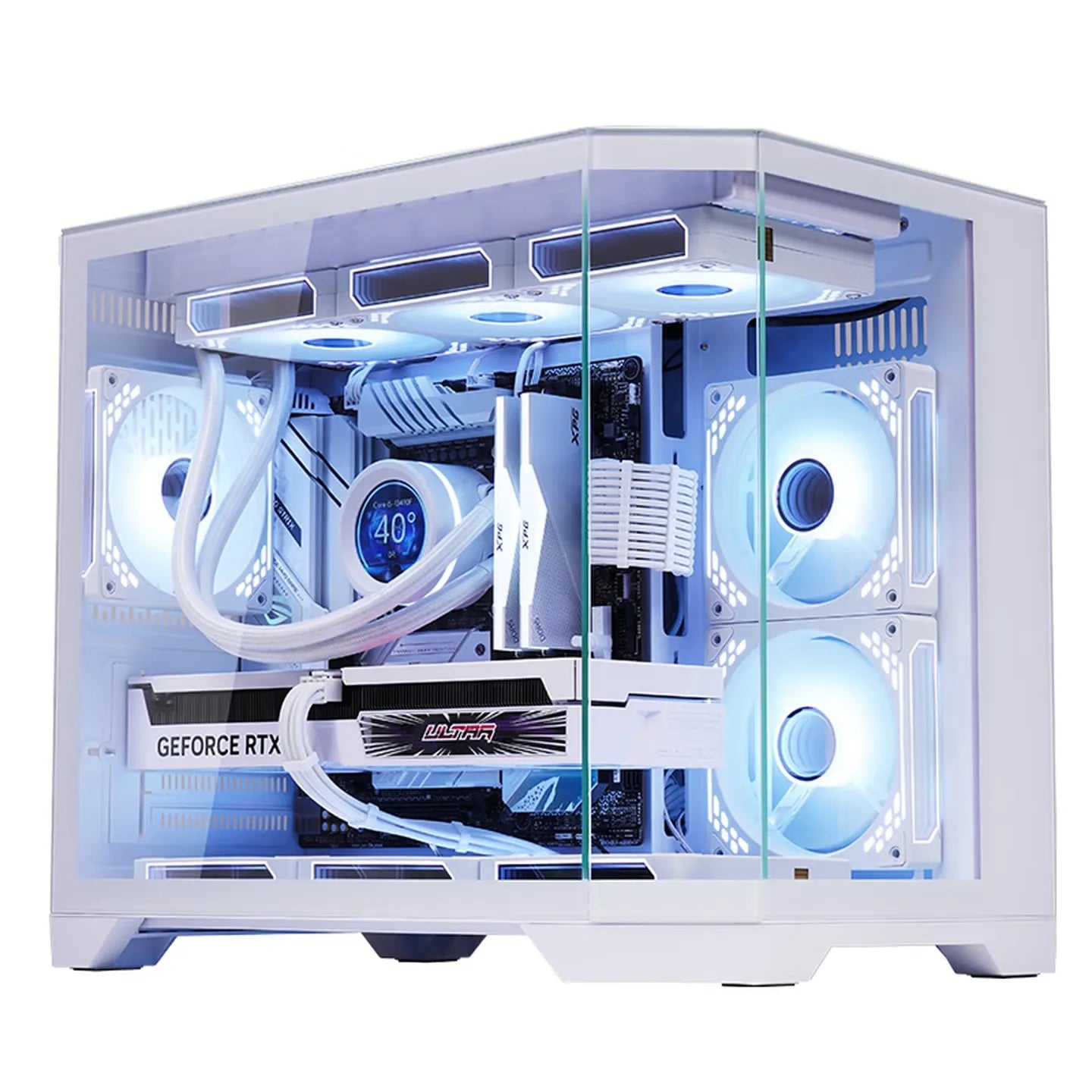 Computer Case MICRO-ATX Desktop Case Supports 360 Water Cooling