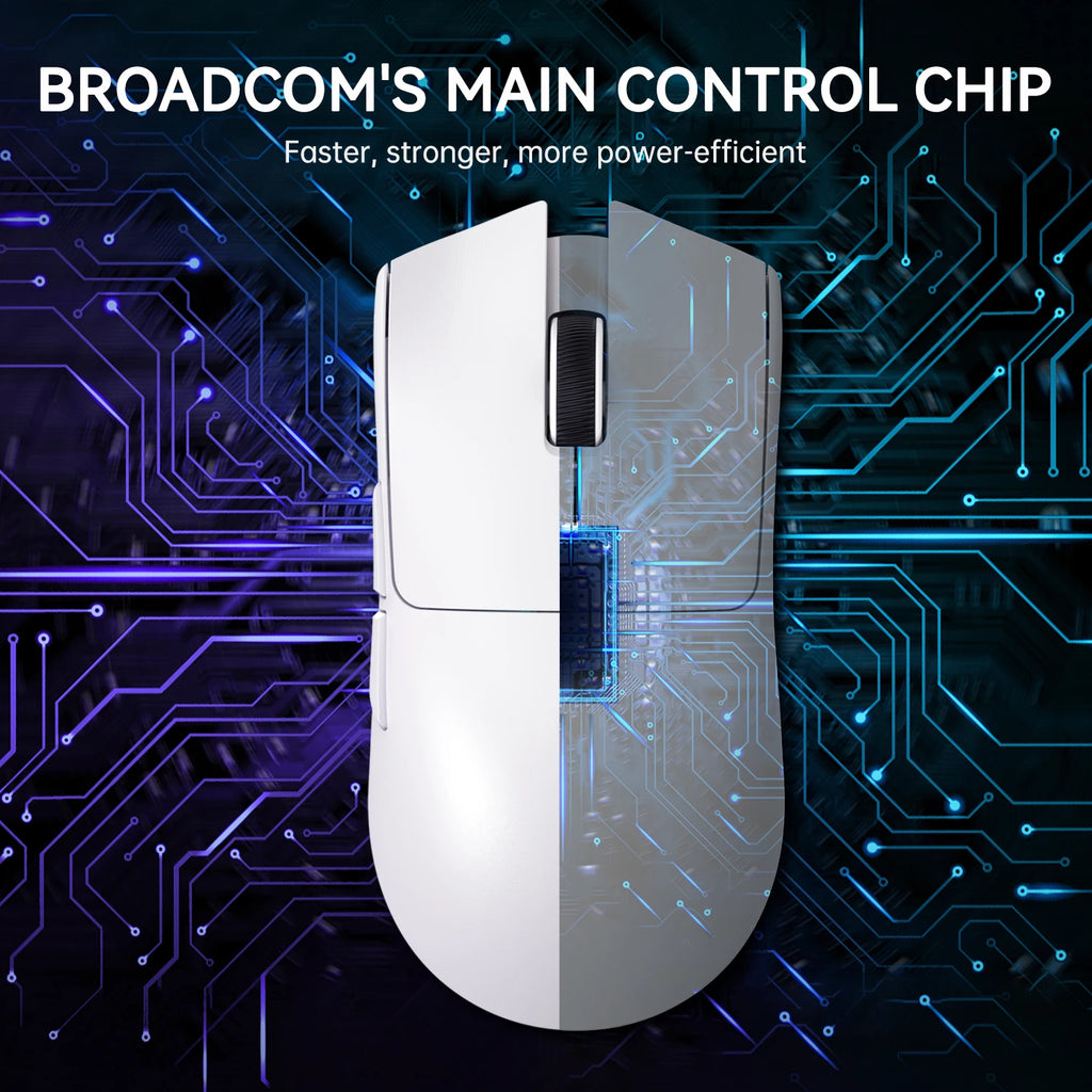 11 Lightweight Wireless Gaming Mouse with RGB Backlight Charging, Up to 22K DPI, PAW3311 Optical Sensor, HUYU Swit