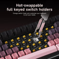 new magnetic switch Type-C wired-computer game keyboard upgrade pad mechanical keyboard cool RGB lighting