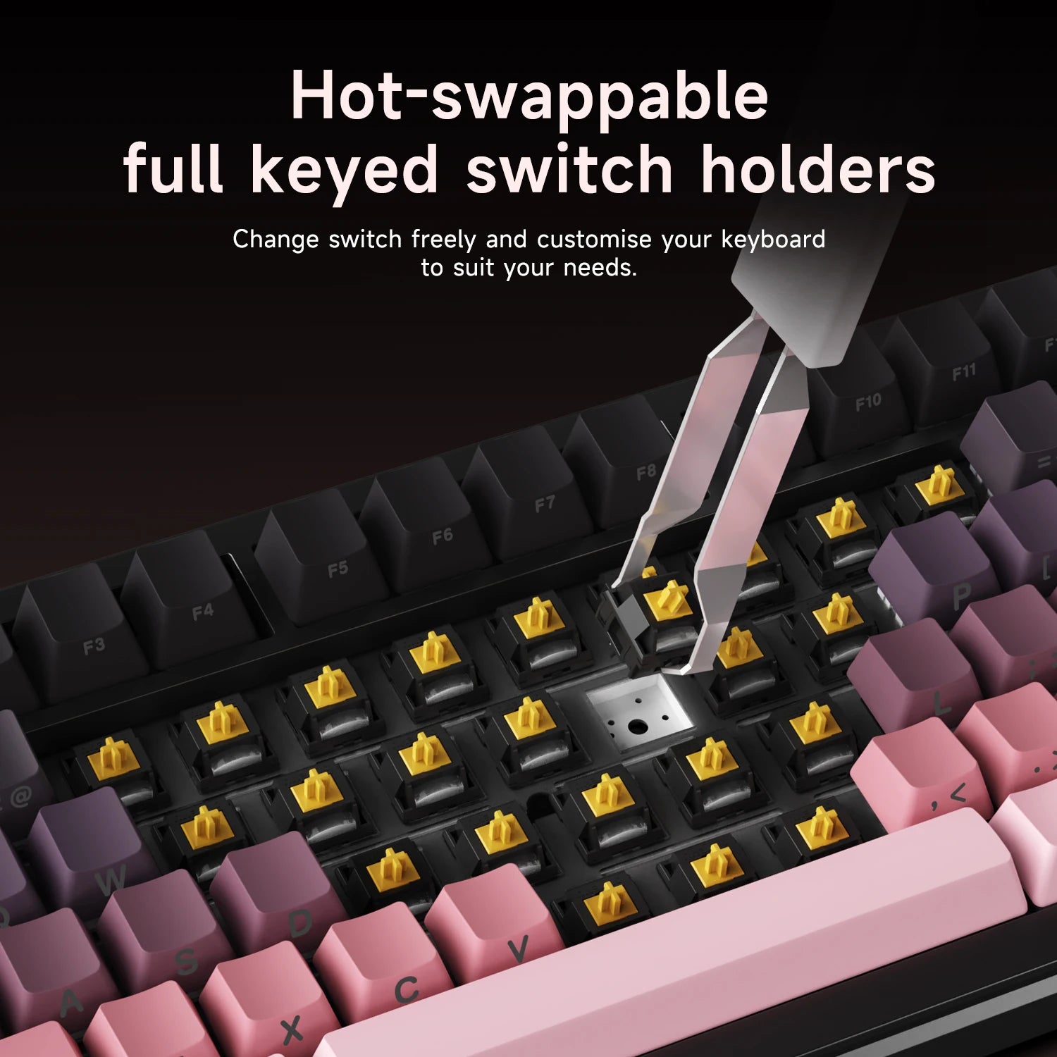 new magnetic switch Type-C wired-computer game keyboard upgrade pad mechanical keyboard cool RGB lighting