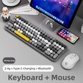 2.4G Wireless Keyboard  Mouse Rechargeable Wireless Bluetooth Keyboard Mouse Silent Laptop Desktop Universal Portable 85/105Key