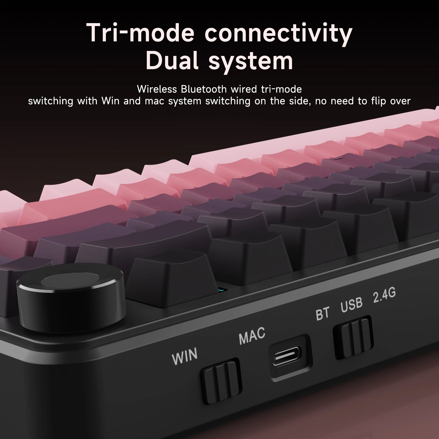 new magnetic switch Type-C wired-computer game keyboard upgrade pad mechanical keyboard cool RGB lighting