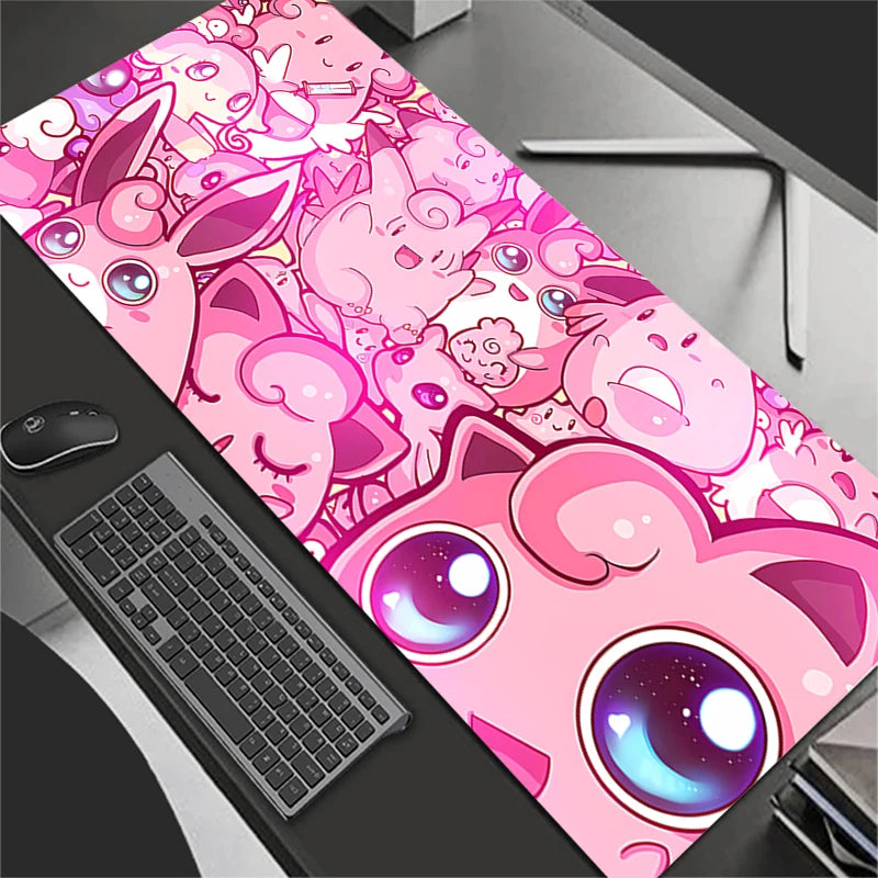 Mouse Pad Kawaii Large Gamer XXL Mini Pc Keyboard Desk Mouse Mat Carpet Rubber Tapis Souris Gaming Notbook P-Pokemons Mousepad