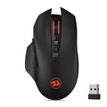 Wireless Gaming Mouse, 4000 DPI 2.4Ghz Wireless Gamer Mouse w/ 5 DPI Levels, 7 Macro Buttons, Red LED Backl