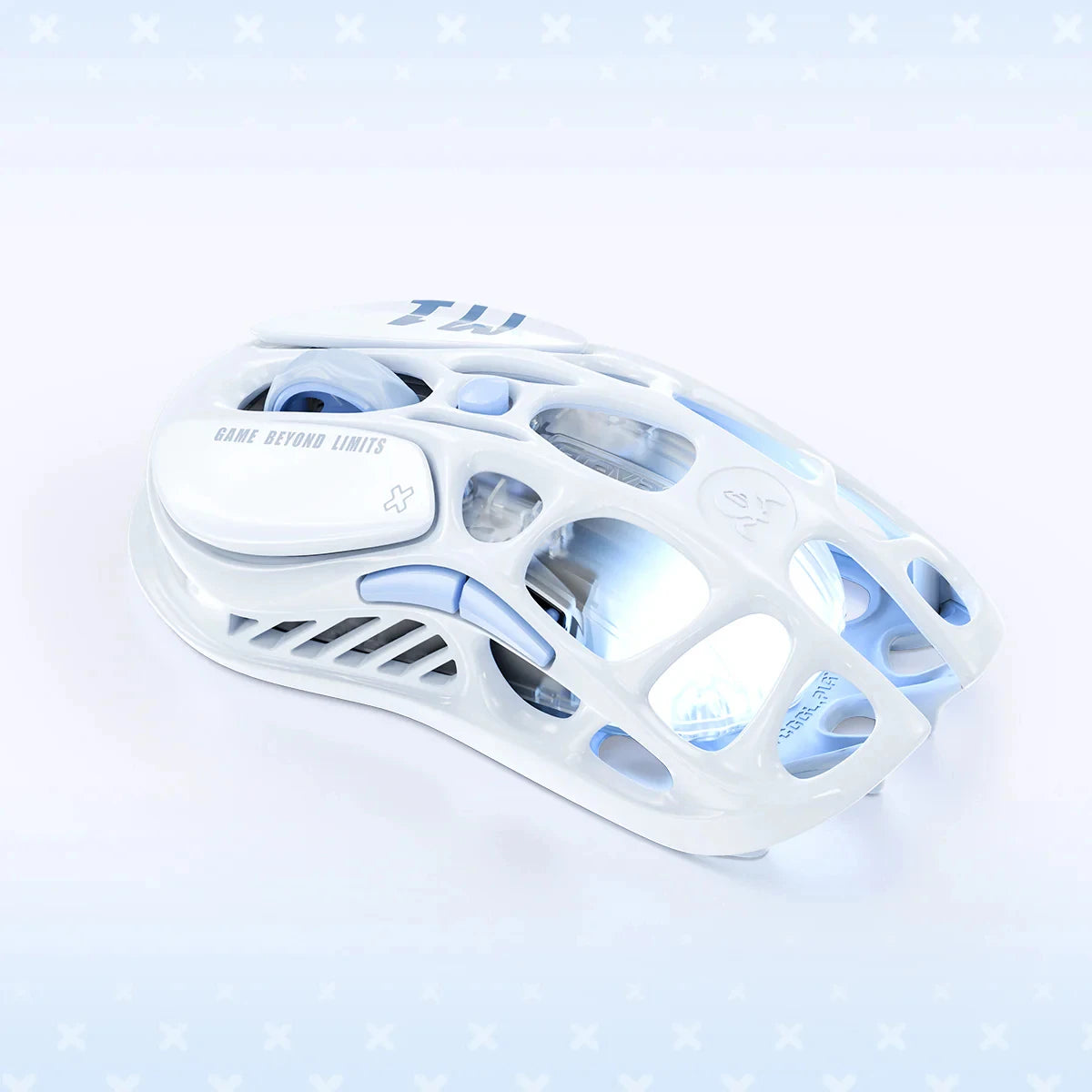 Pro Special Edition - Ice Blue Wireless Gaming mouse mice  26,000 DPI, 650 IPS acceleration Bluetooth mice