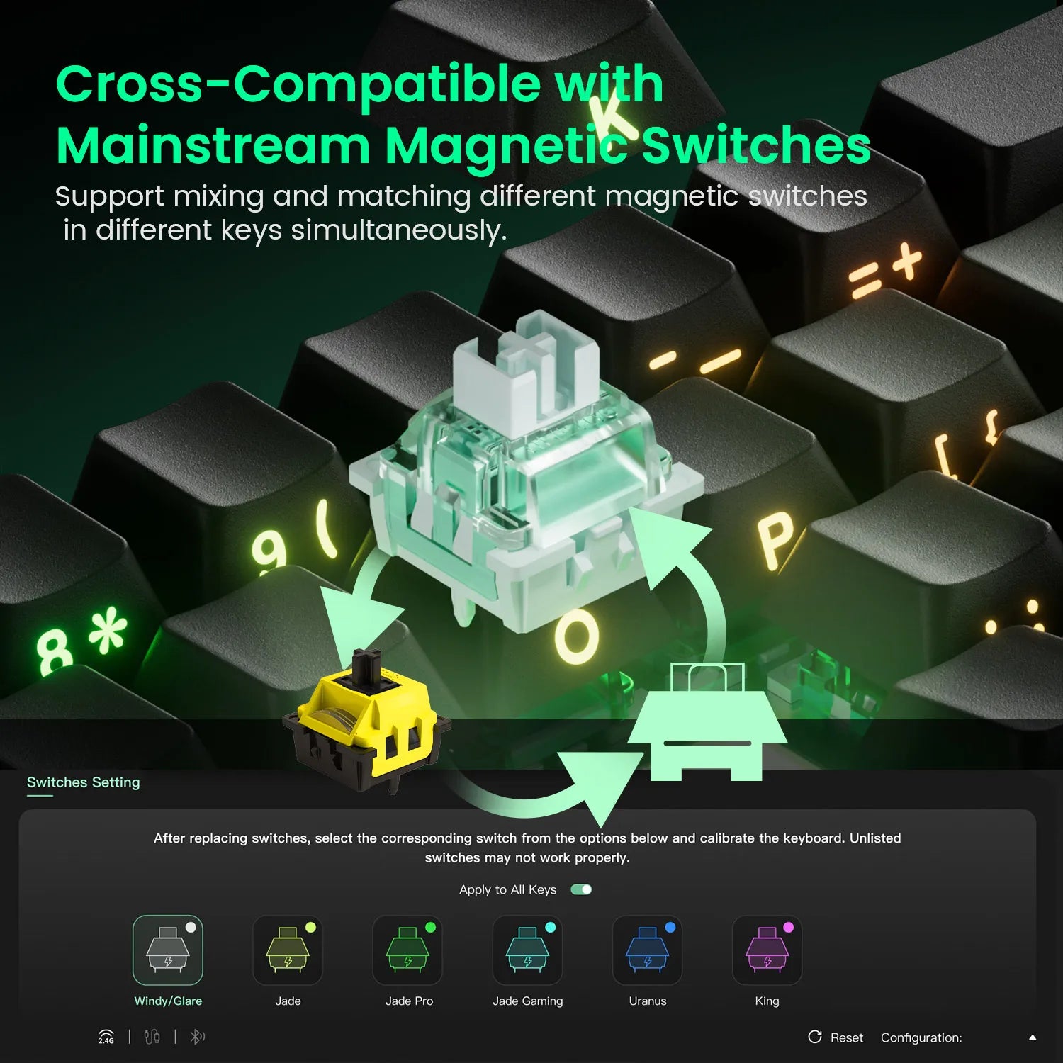 HE Magnetic Keyboard 60% 65% Gaming Keyboards Rapid Trigger 8K Custom Keyboard Gamer Esports