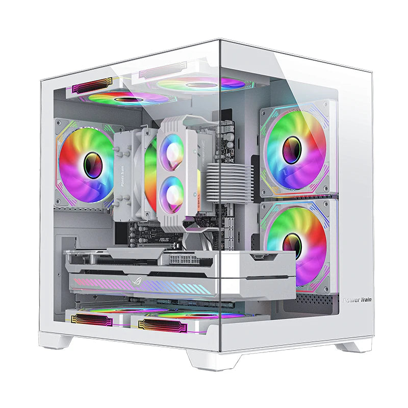 MicroATX,ITX Coloured Glaze PC Case Sea View Room