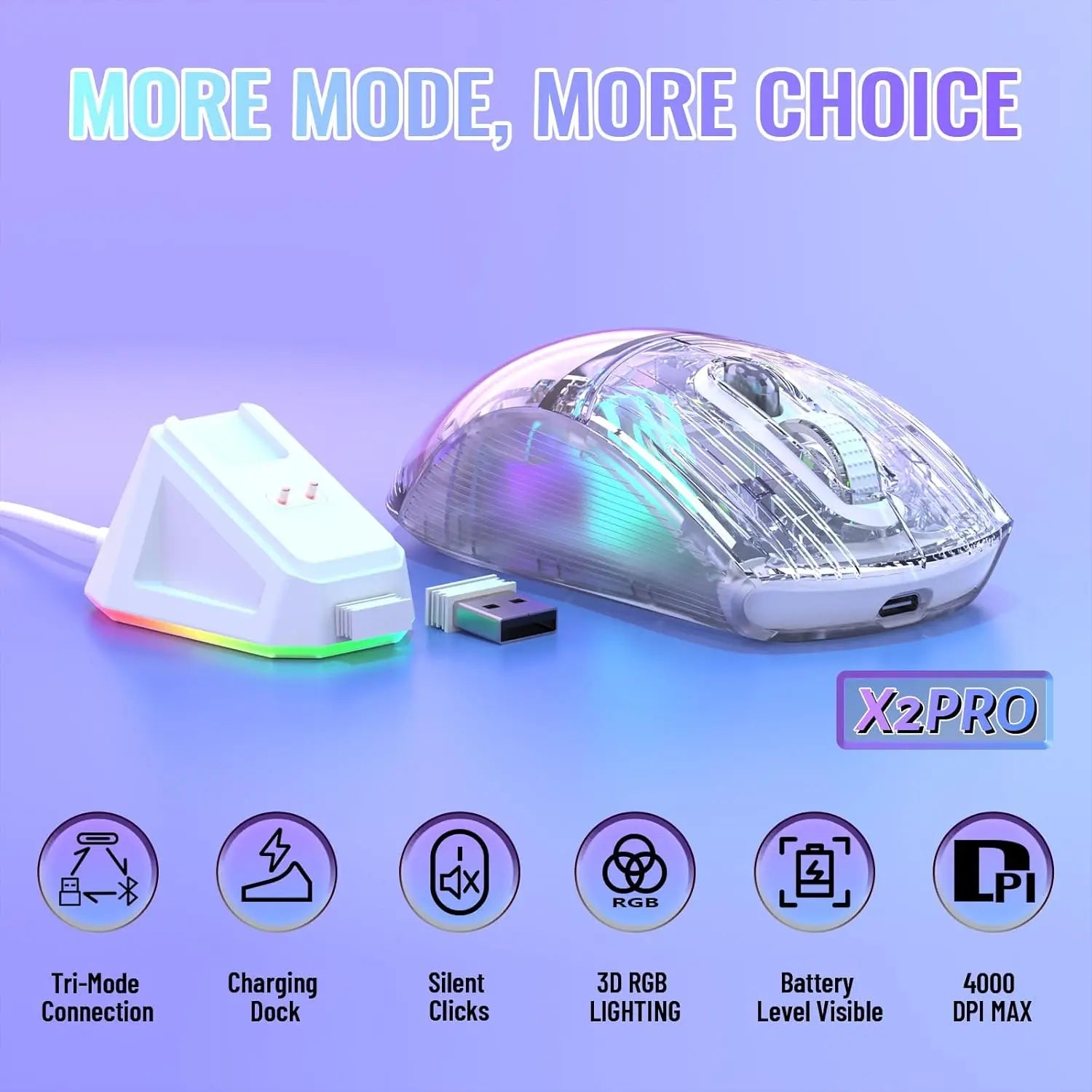 Pro Wireless Gaming Mouse with RGB