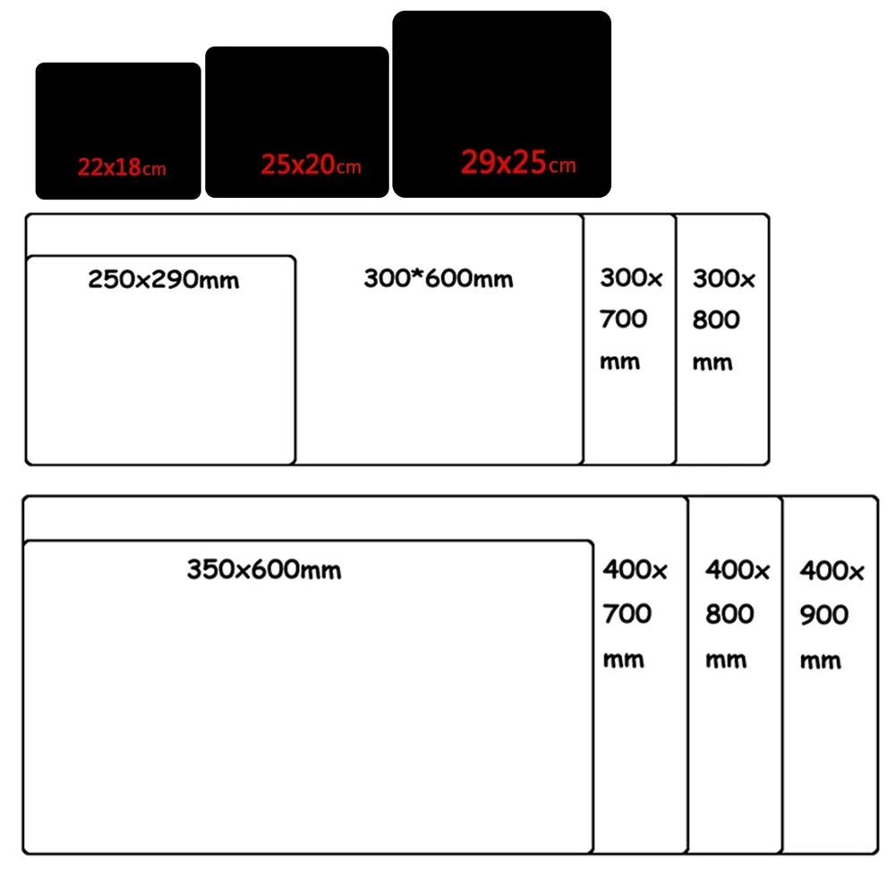 Gaming mats large Extended pad 500X1000-3MM Mouse pad Gamer PC Computer Keyboard XXL Desk mat offices interior accessories rug